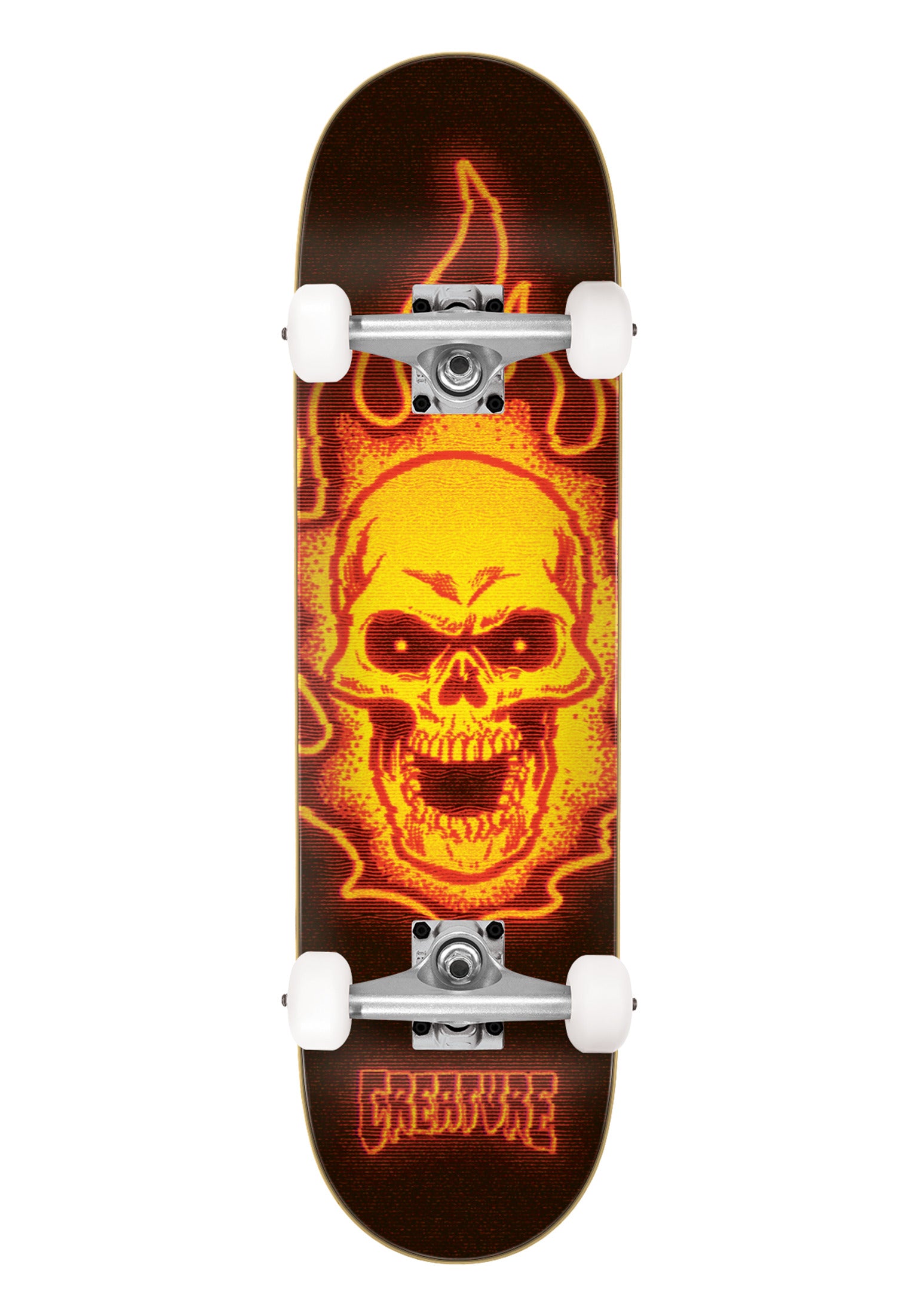 Bonehead Glitch XL black-orange Vorderansicht