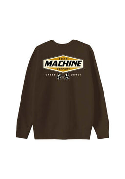 Overdrive Crew Heavyweight brown Vorderansicht