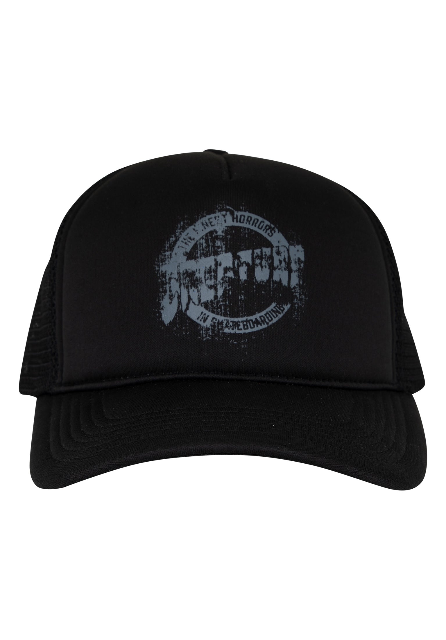 Finest Streak 5-Panel Unstructured Mesh Snapback black Vorderansicht