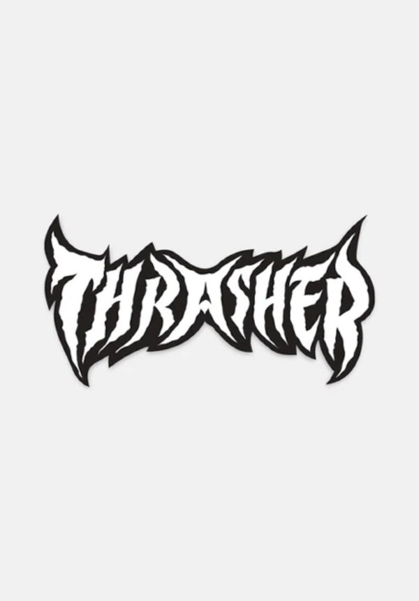 Metal Sticker black-white Vorderansicht