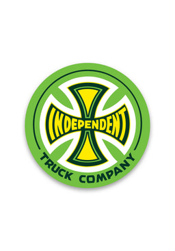 Truck Co Legacy Mylar Sticker 5-Pack green-yellow Vorderansicht