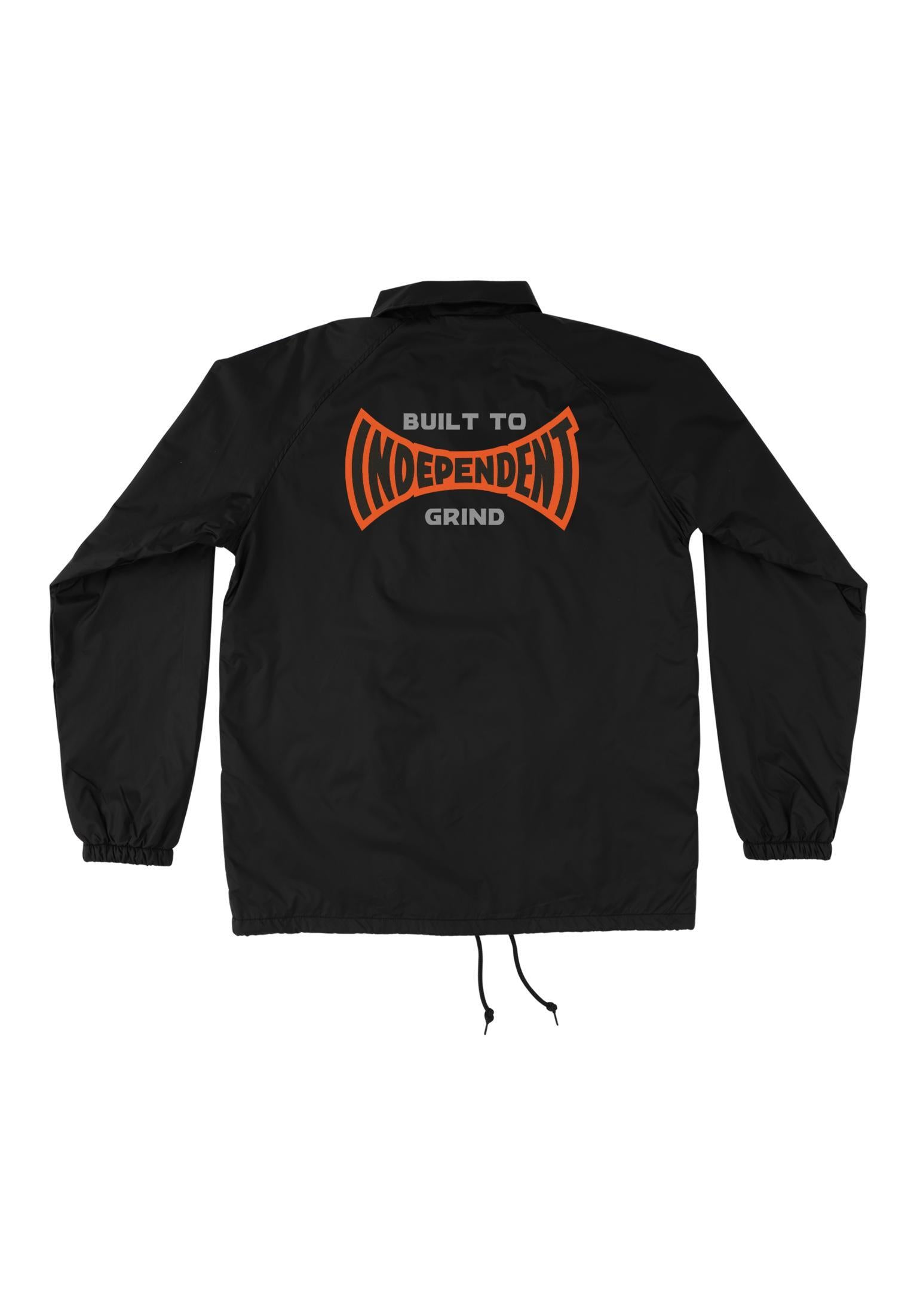Built To Grind Span Windbreaker black Rueckenansicht