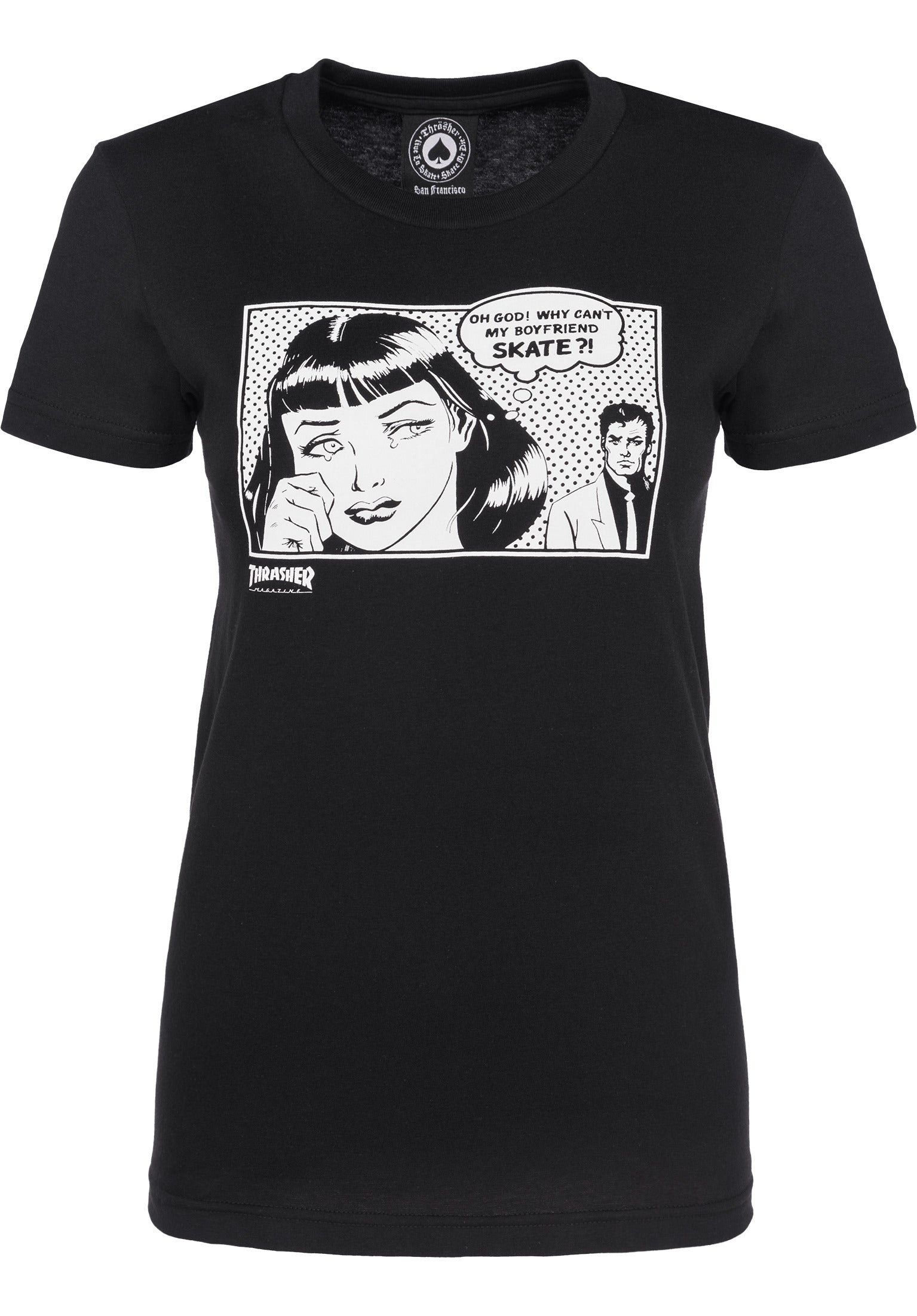 Boyfriend-Girls black Vorderansicht