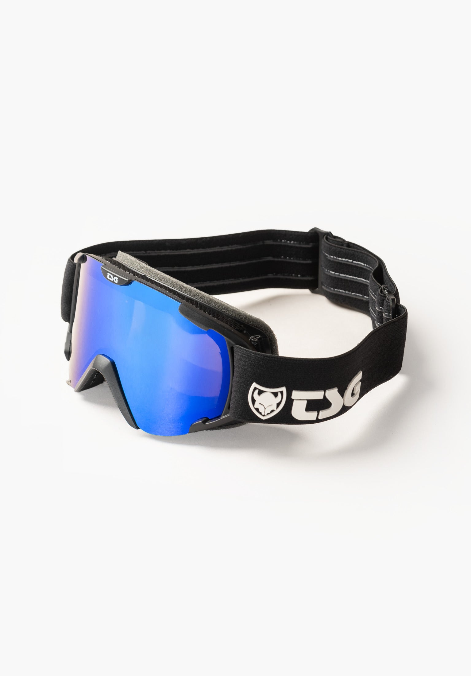 Goggle Expect 2.0 Mini solid black-blue Vorderansicht