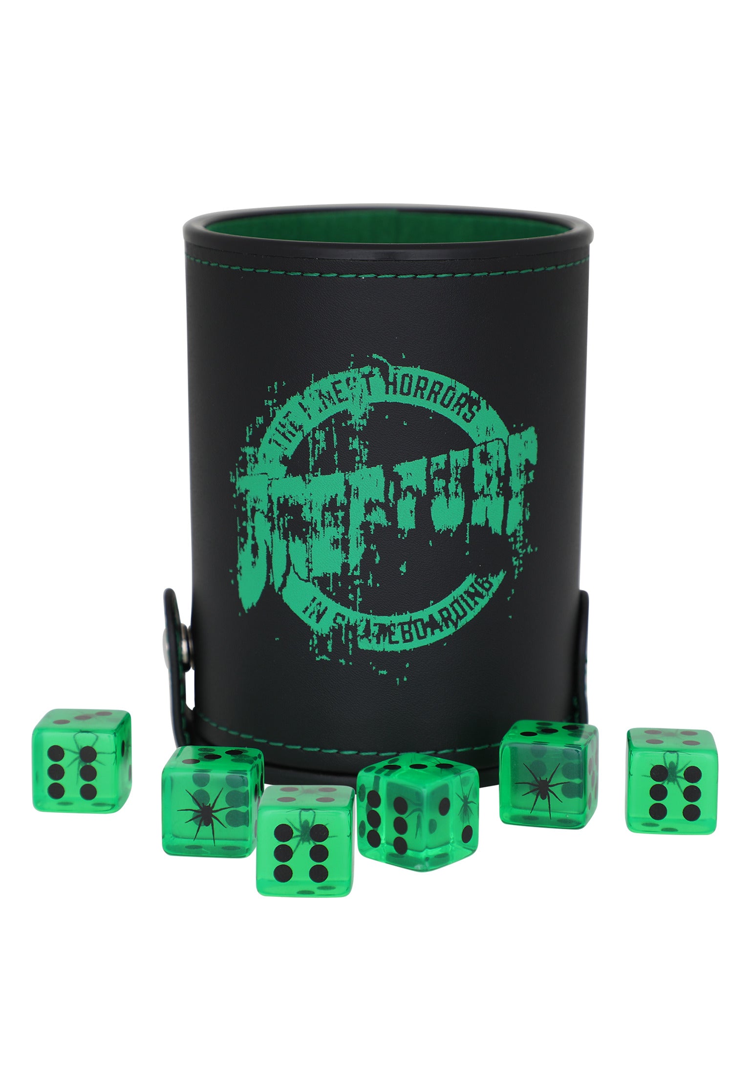 Finest Streak Dice Set black Vorderansicht