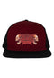 x Cannibal Corpse 5-Panel Structured Mesh Snapback cardinal Vorderansicht