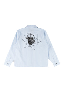 Dimension Printed Oxford mist Vorderansicht