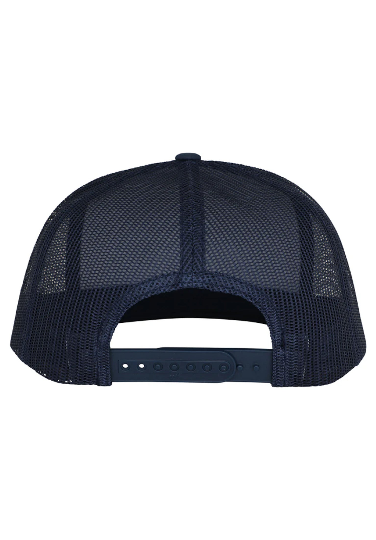 Sand Cast 5-Panel Mesh Structured High Snapback navy Rueckenansicht
