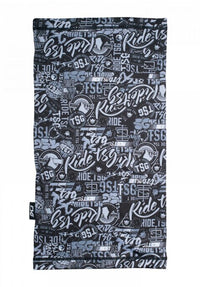 Neckwarmer misty black-grey Closeup1