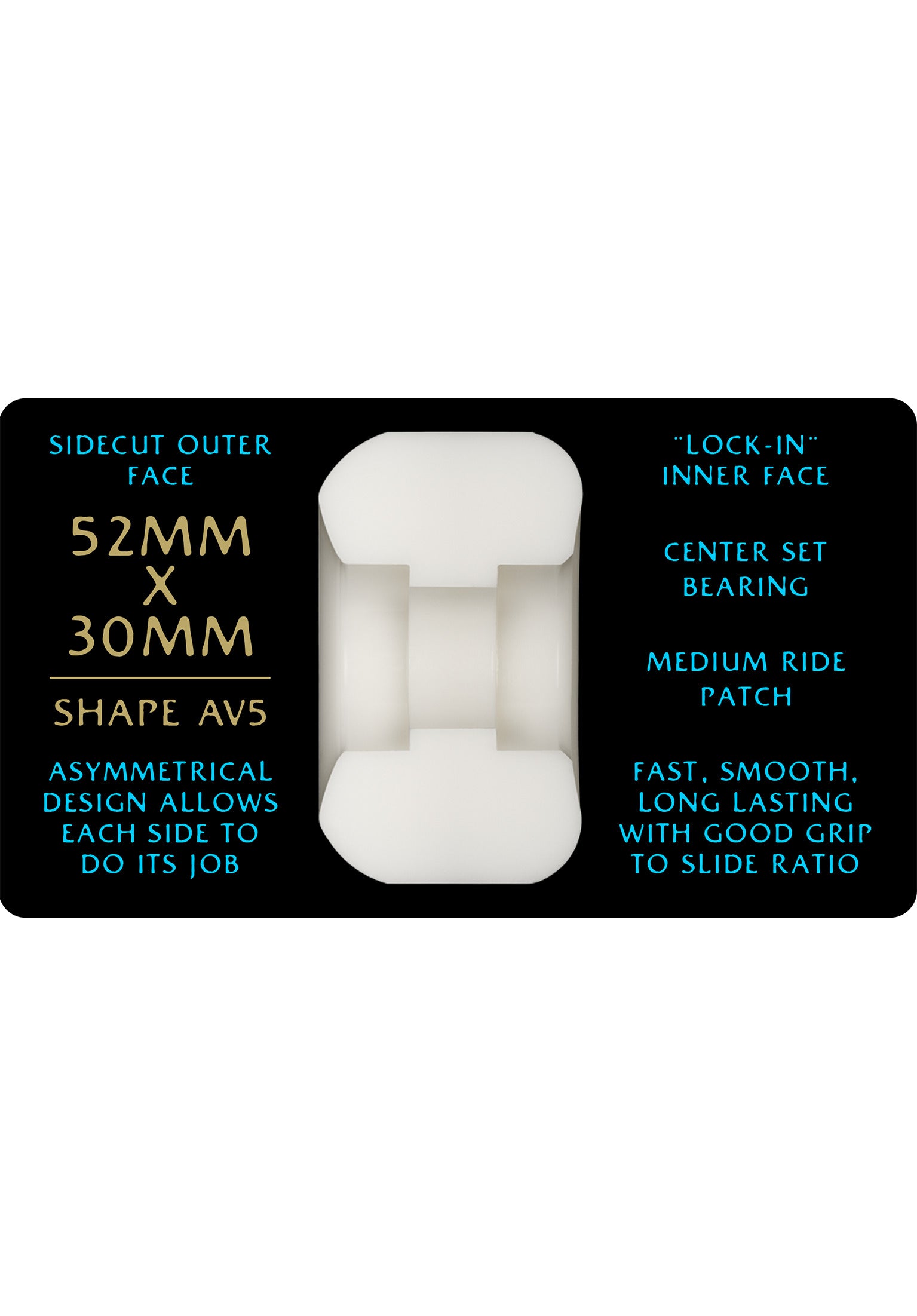 Dragons Nano Rat 97A AV5 Asymmetrical Narrow Ride offwhite Rueckenansicht