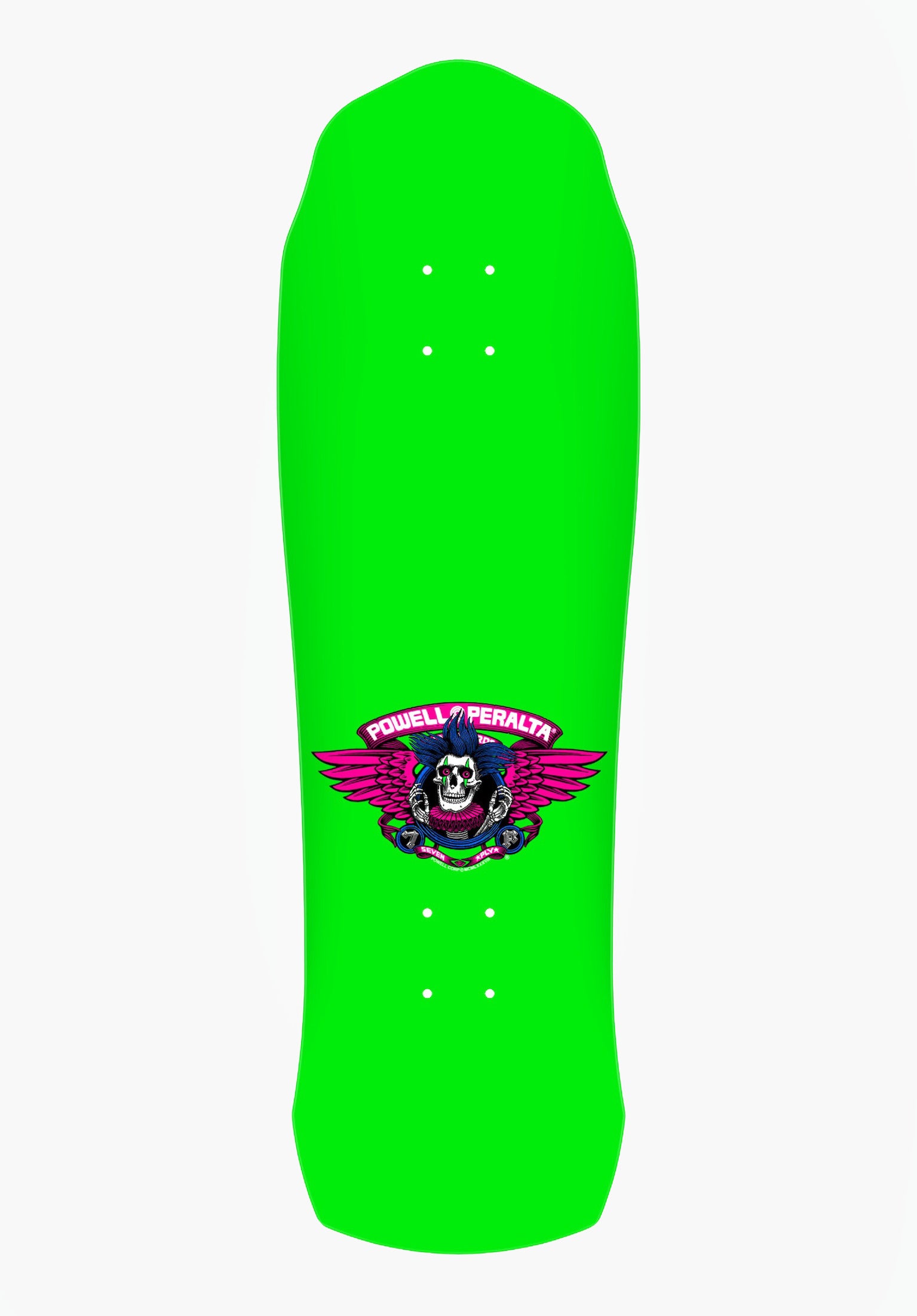 Chris Hiett Skull green Rueckenansicht