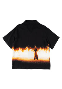 x Harry Potter Burrow Burn black Rueckenansicht