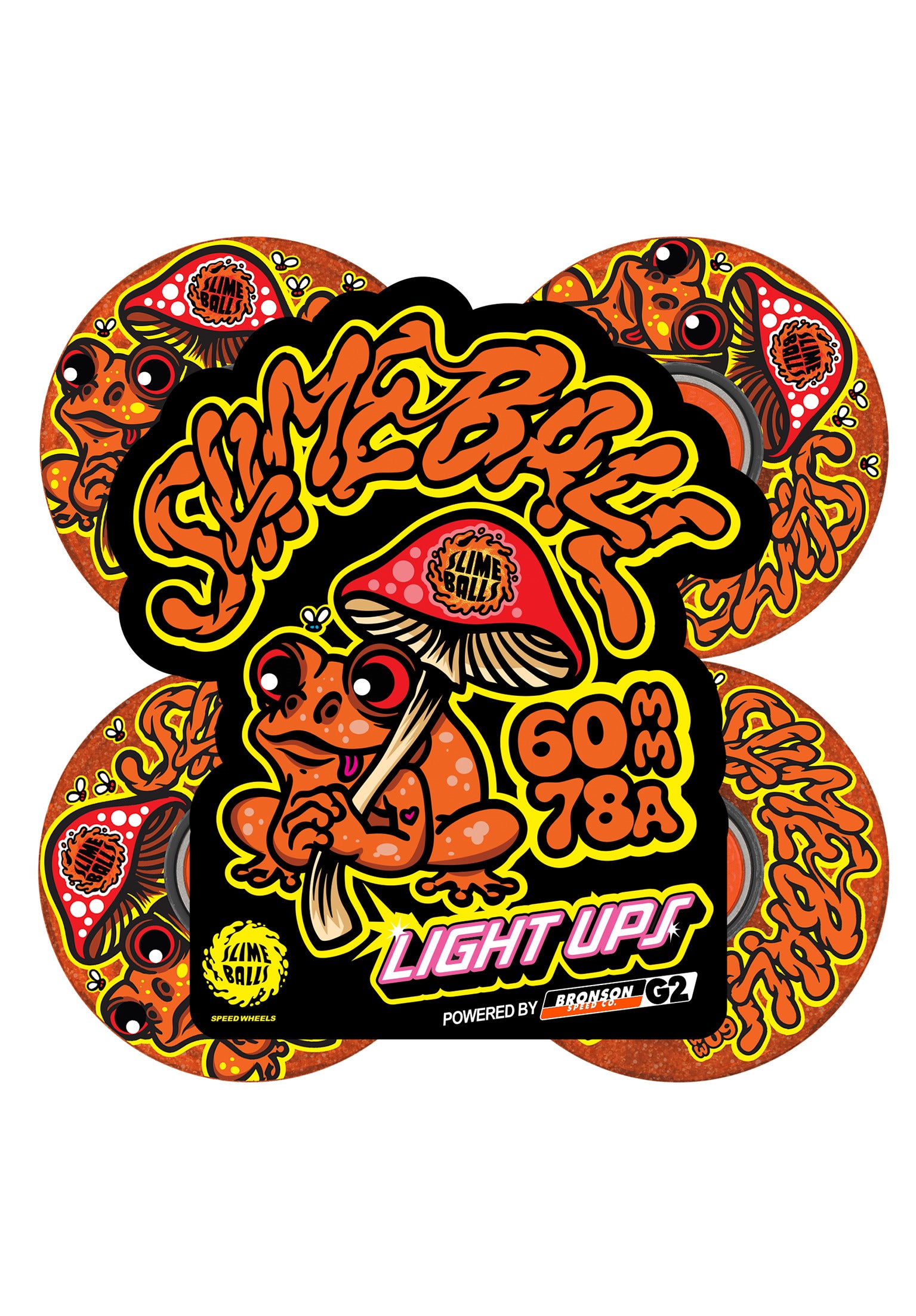 Frog Trips Light Ups OG Glitter 78A red Rueckenansicht