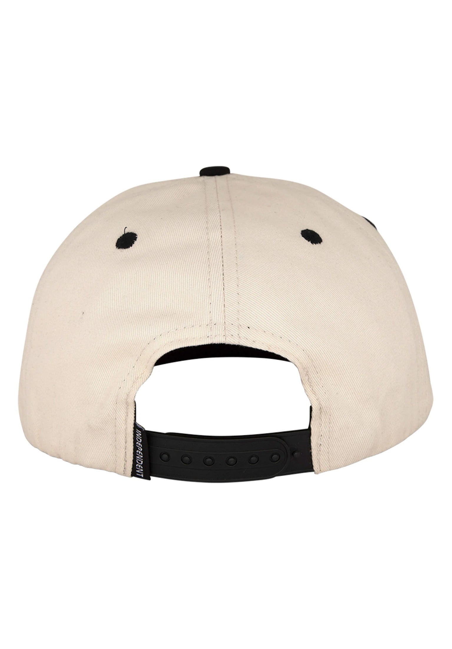 Scroll 2 5-Panel Mid Unstrucutred Snapback natural-black Rueckenansicht