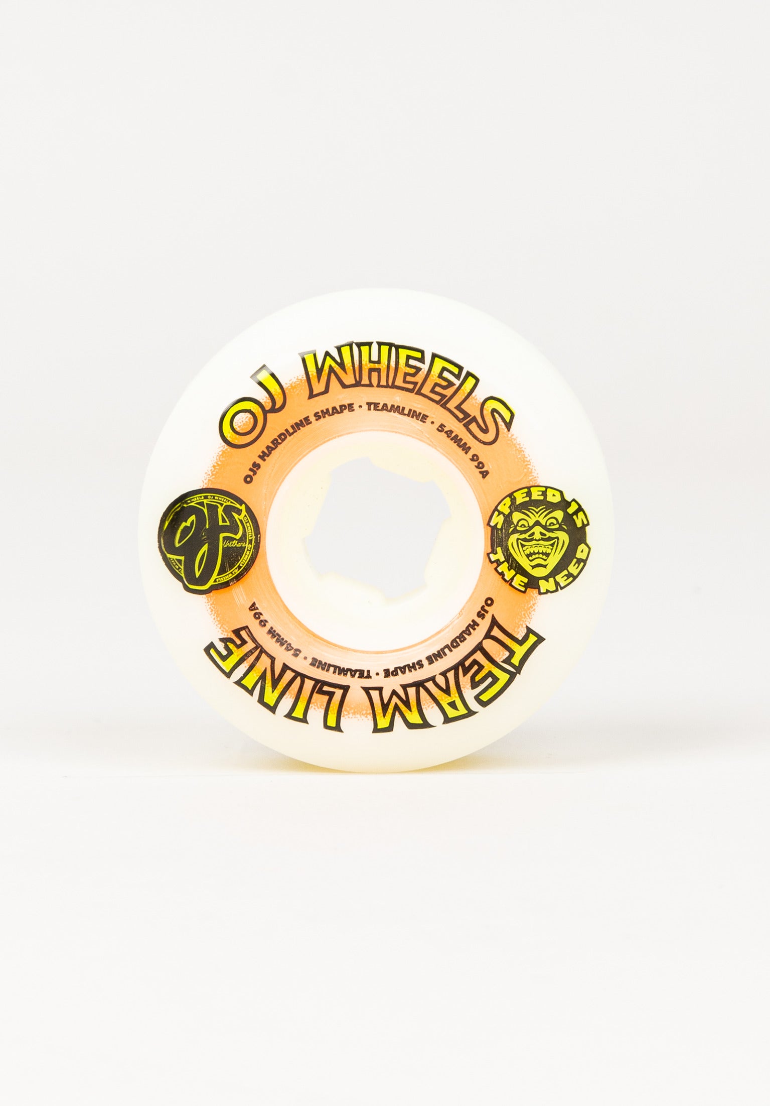 Team Line Original Hardline 99A white-orange-green Rueckenansicht