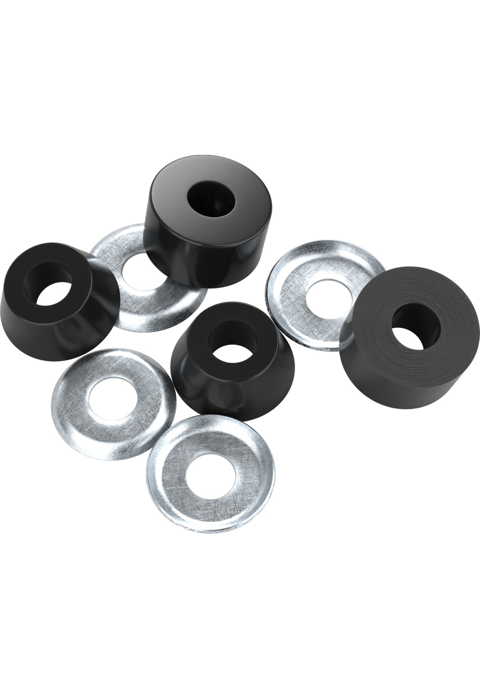 Standard Cylinder Cushions Hard 94A 4er black Closeup1