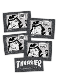 Thrasher Boyfriend Grip Strips 5-Bag black Vorderansicht
