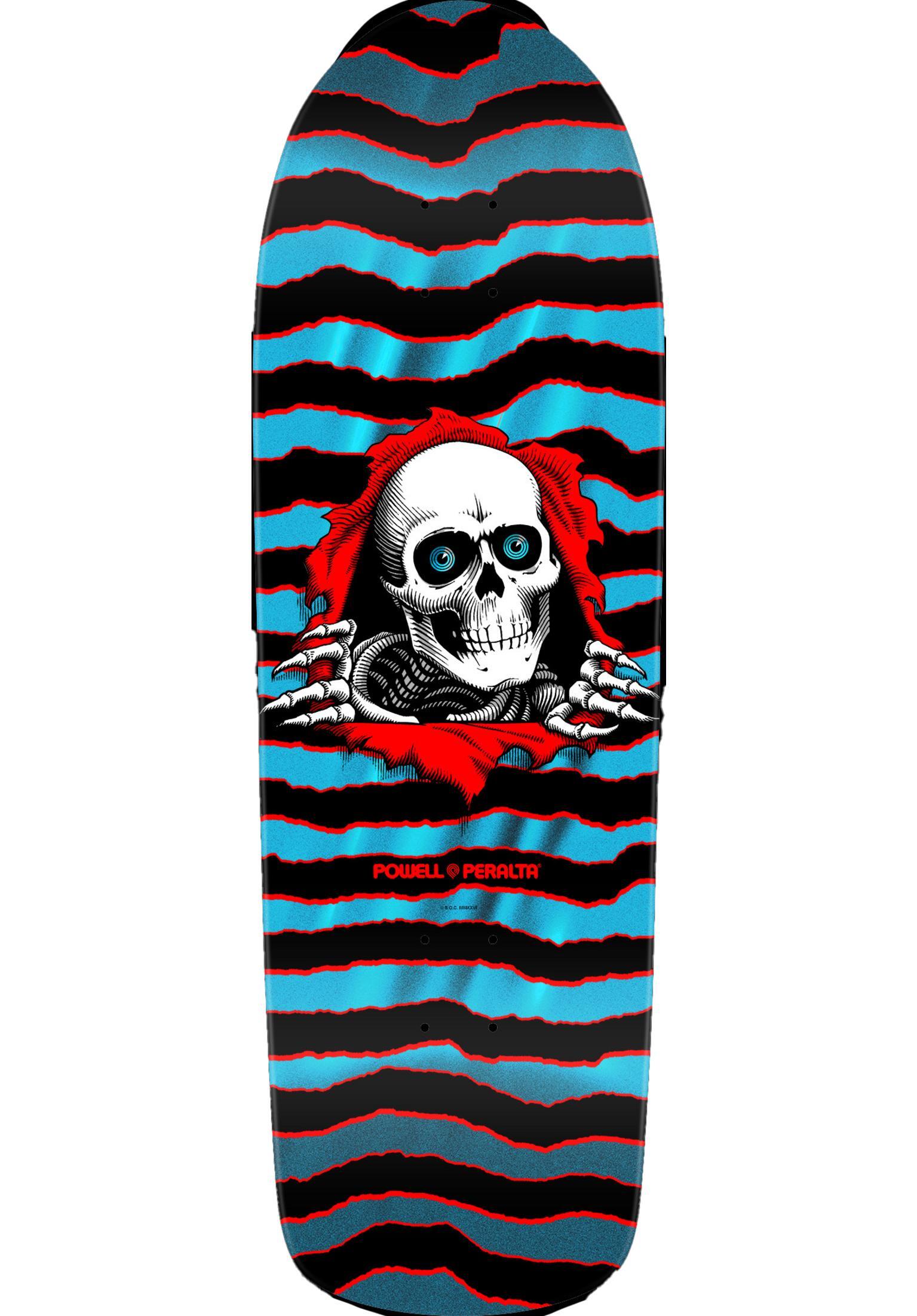 Oldschool Ripper red/aqua foil Vorderansicht