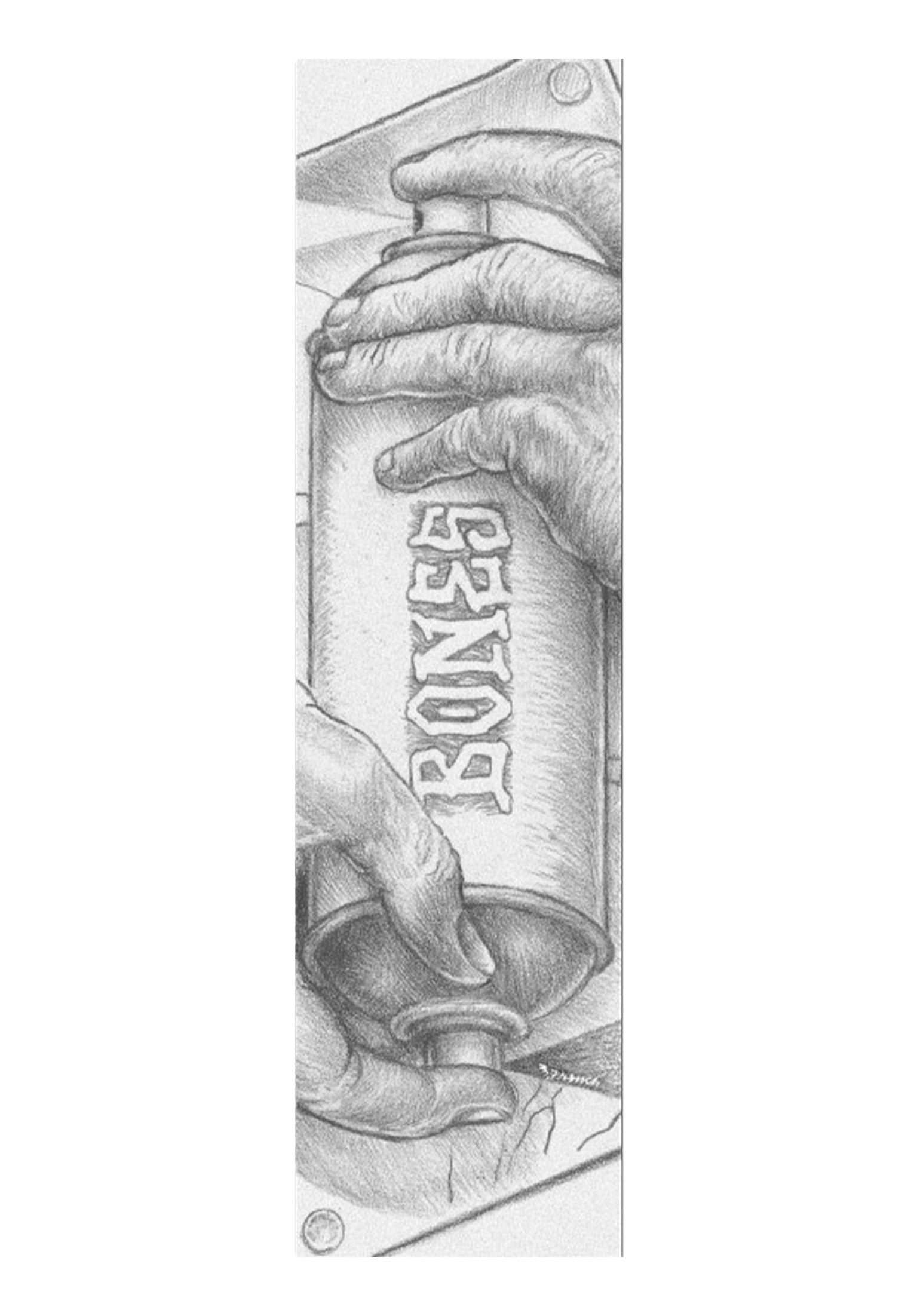 Spraying Hands white Vorderansicht