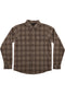 Belmont Flannel Top brown-black Vorderansicht
