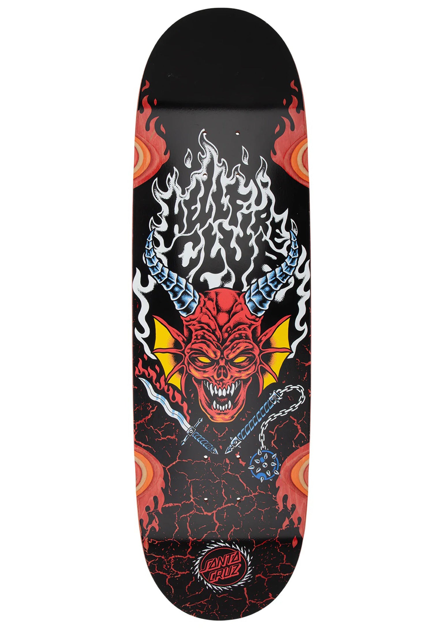 X Stranger Things Hellfire Club Flames glow-in-the-dark Vorderansicht