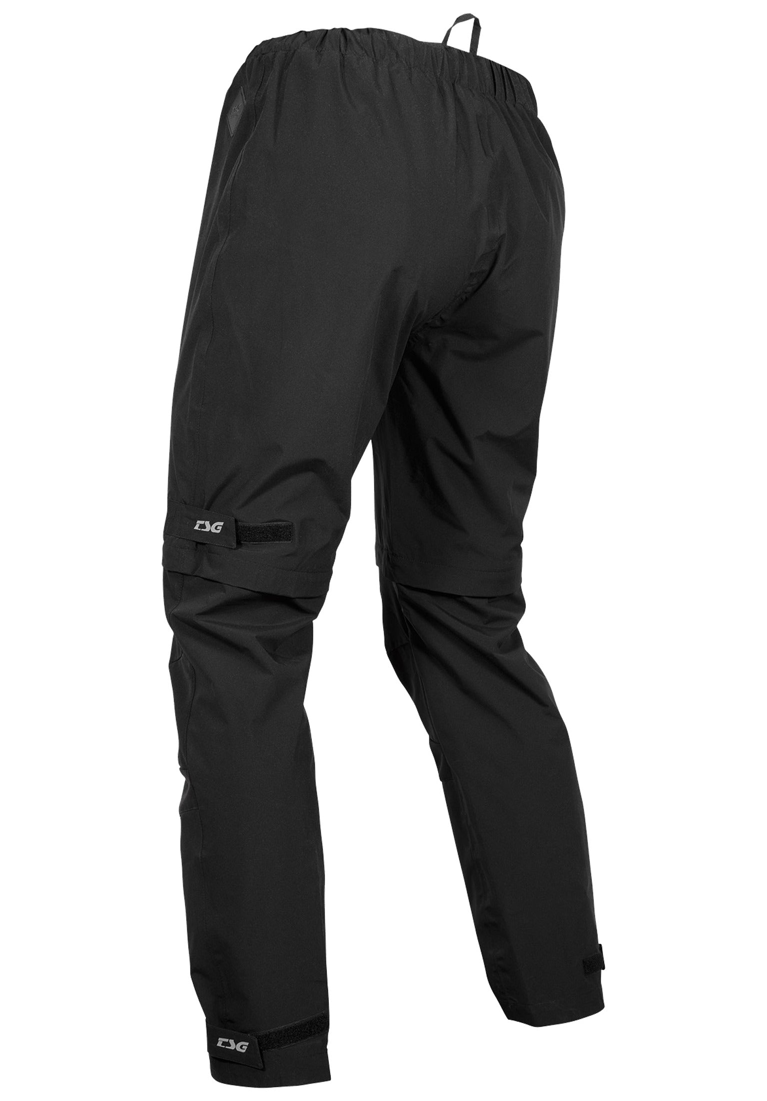 Drop Rain Pants black Rueckenansicht