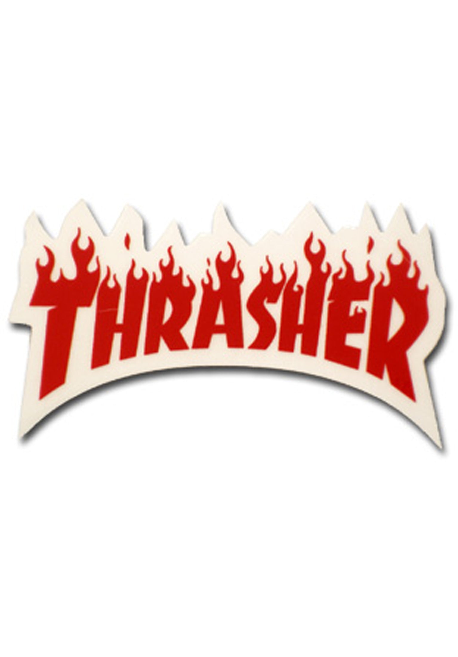Flame Sticker Small red Vorderansicht