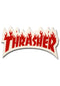 Flame Sticker Small red Vorderansicht