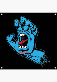 Screaming Hand Banner 36 black Vorderansicht