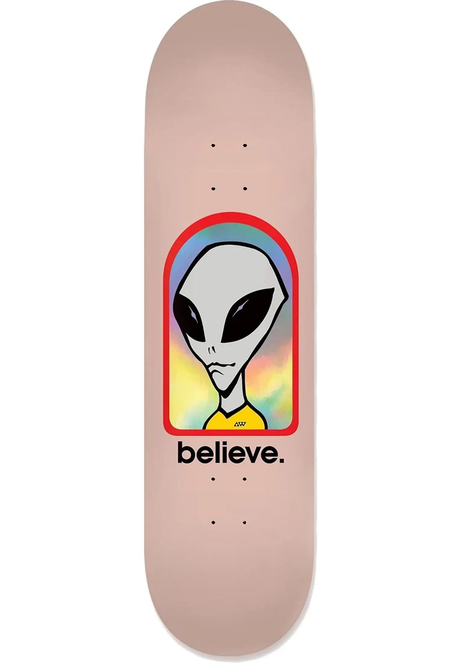 Believe Hologram pink Vorderansicht