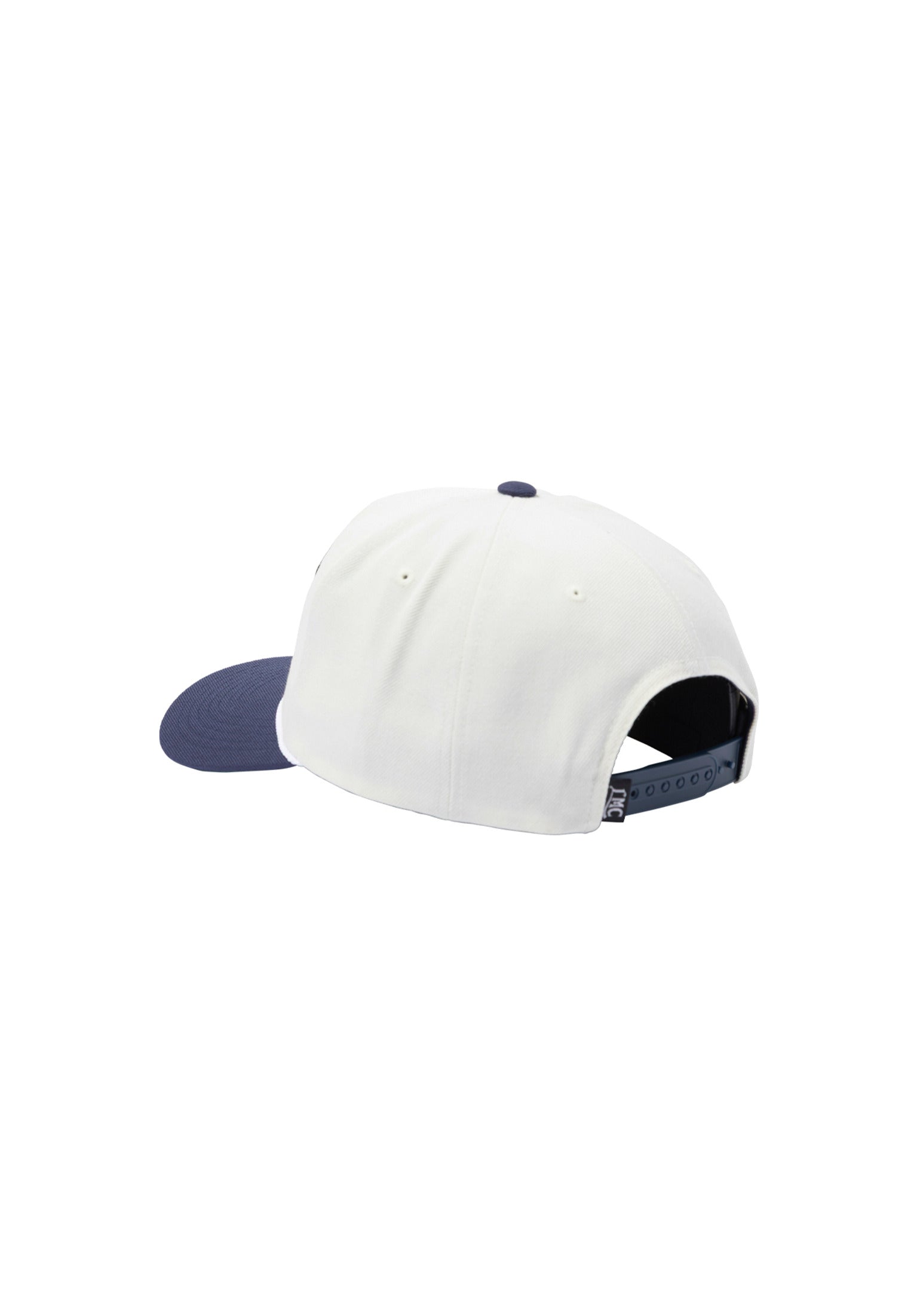 Wreath High Profile Snapback white-navy Rueckenansicht