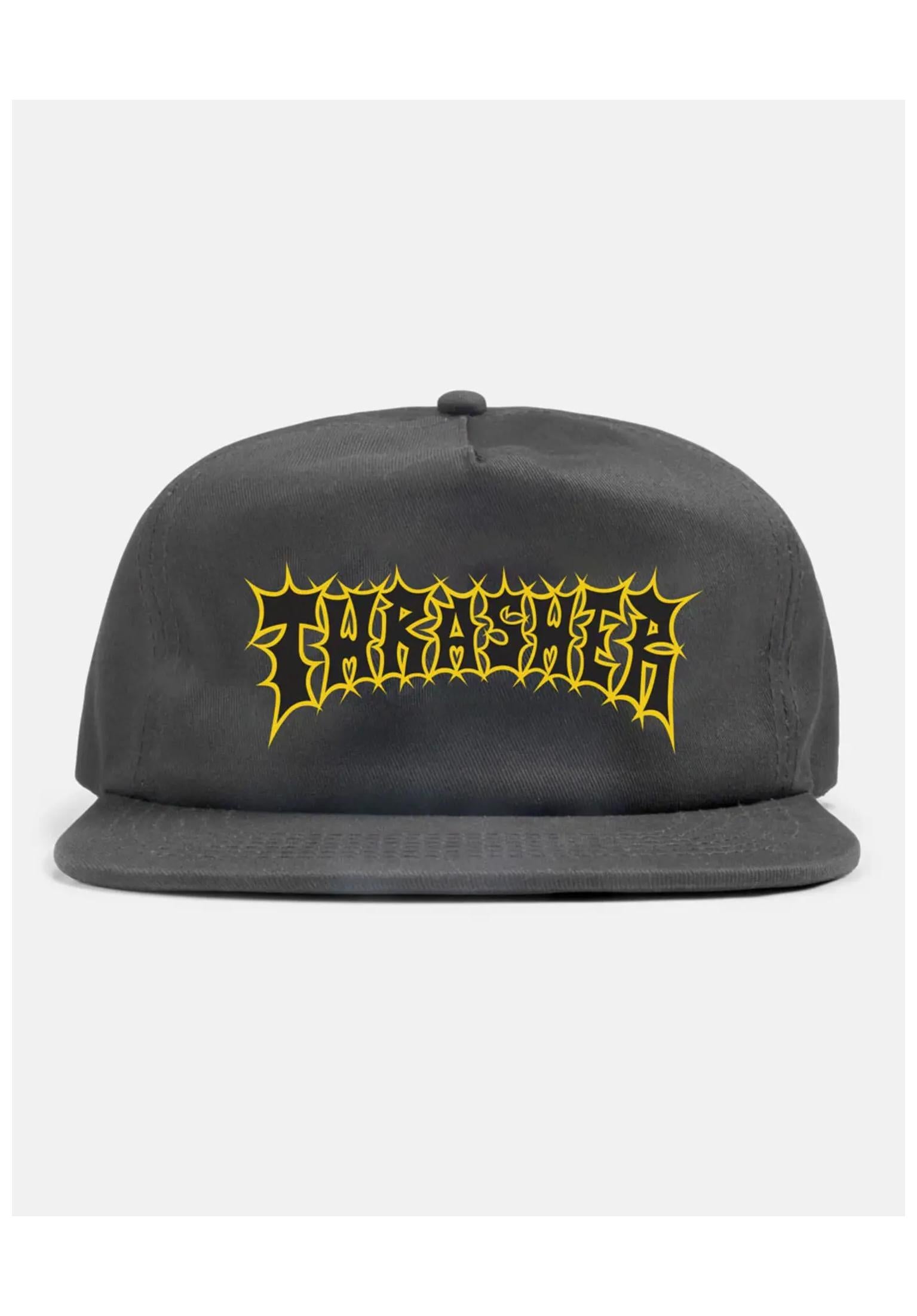 Spikey Snapback charcoal Vorderansicht