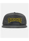 Spikey Snapback charcoal Vorderansicht