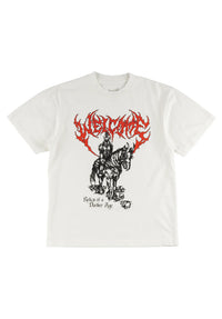 Relic Boxy Garment-Dyed white Vorderansicht