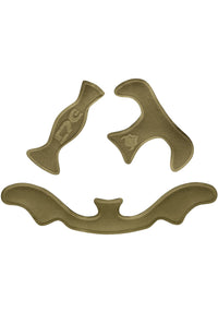 All Terrain Helmet Pad Kit HS cement grey Vorderansicht