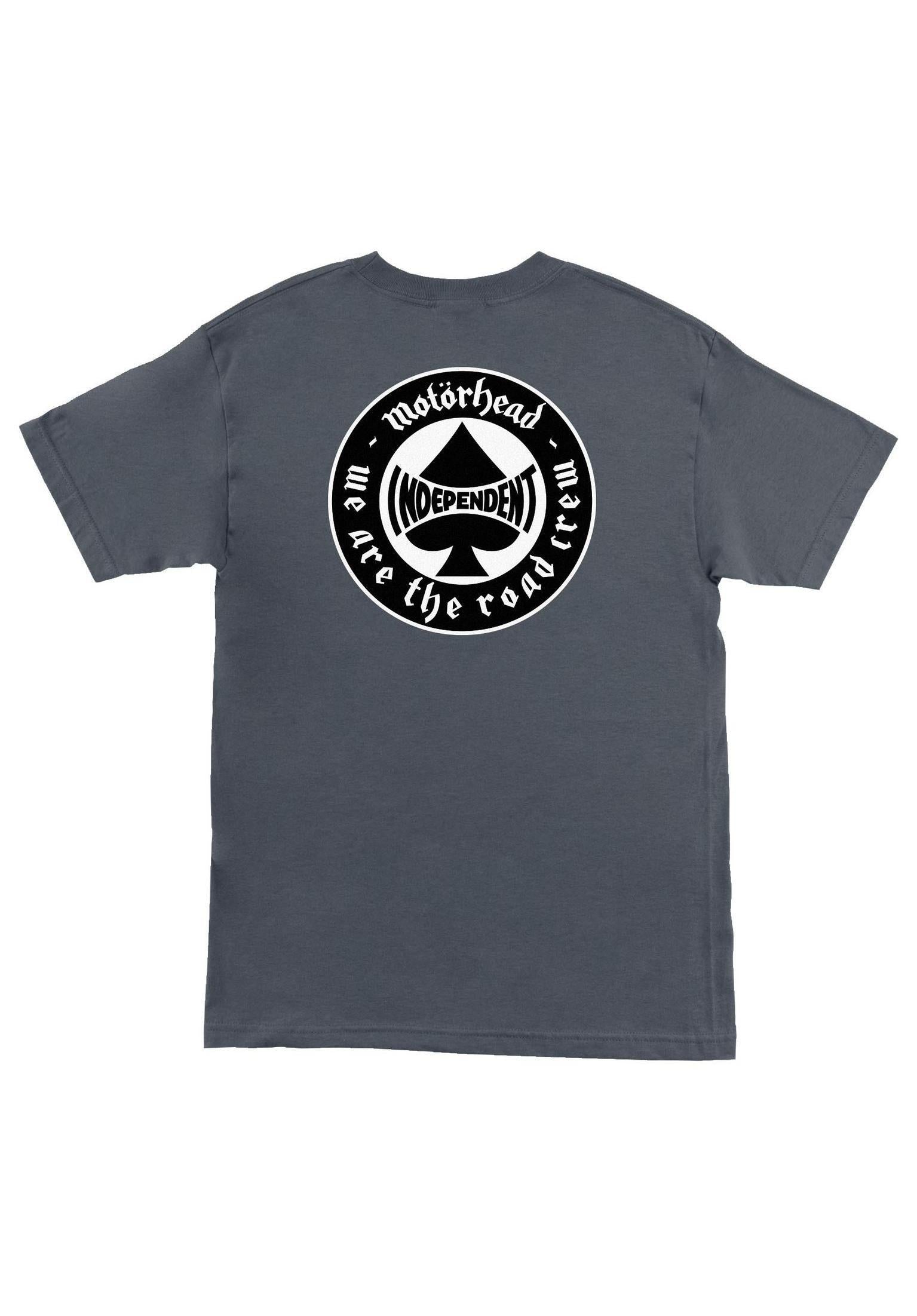 Motörhead Spade Heavyweight charcoal Rueckenansicht