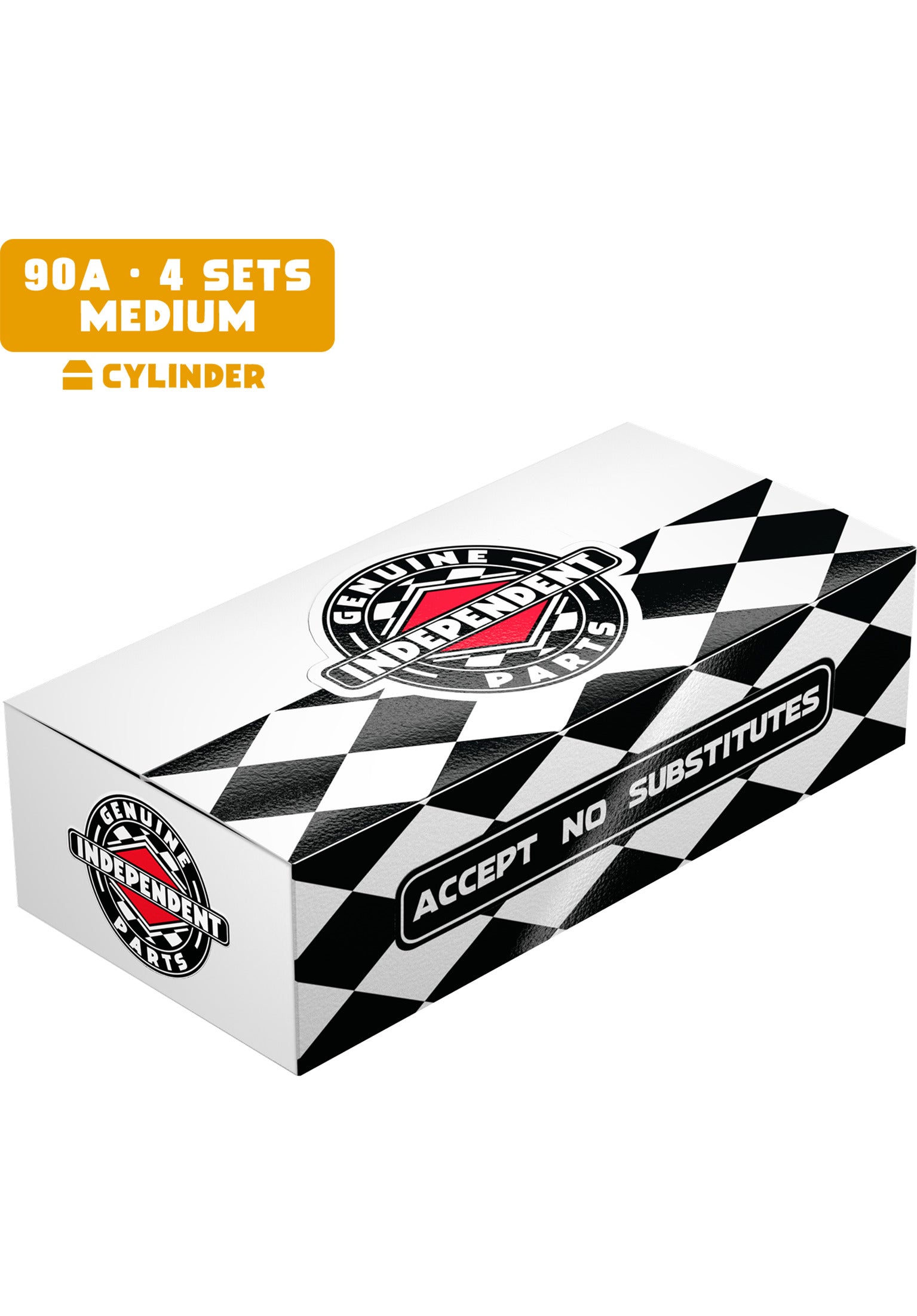 Standard Cylinder Cushions Medium 90A 4er orange Vorderansicht