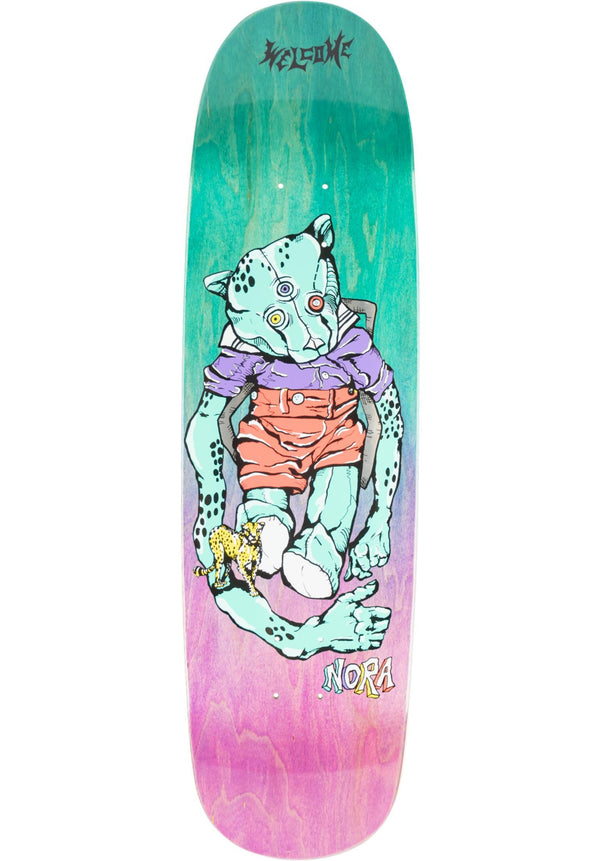 Nora Vasconcellos Teddy on Sphynx teal / purple gradient stain Vorderansicht