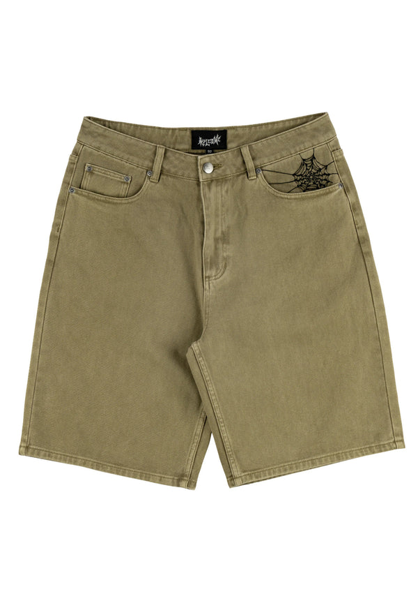 Chasm Baggy Denim Short cedar Vorderansicht