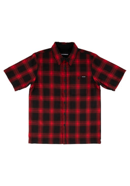 Belmont Flannel Top black-red Vorderansicht