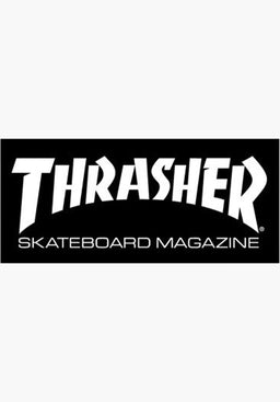 Skate Mag Super Sticker black Vorderansicht