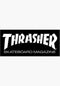 Skate Mag Super Sticker black Vorderansicht