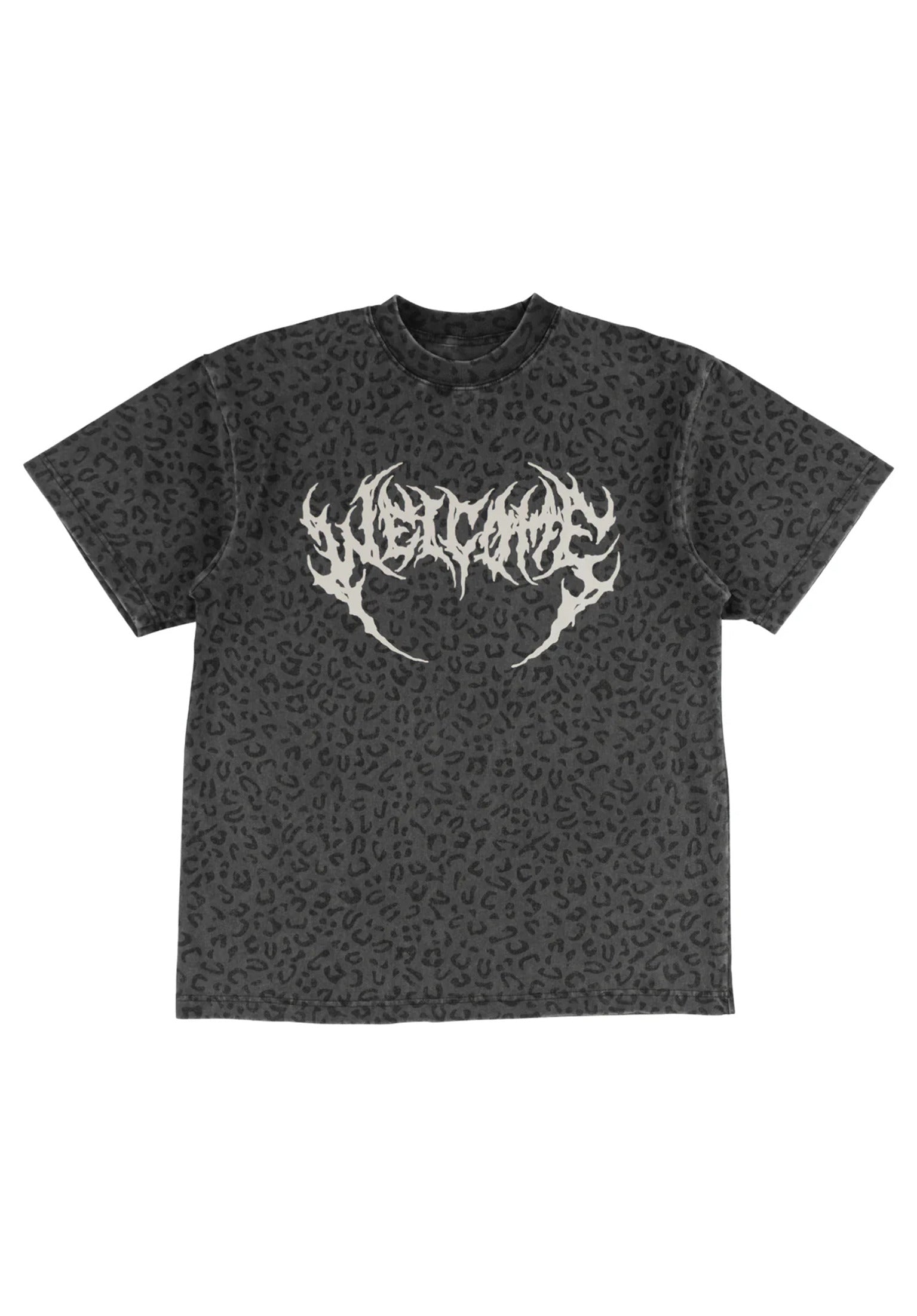 Fang vintage black / leopard Vorderansicht