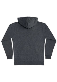 Logo Heavyweight charcoal heather-purple Rueckenansicht