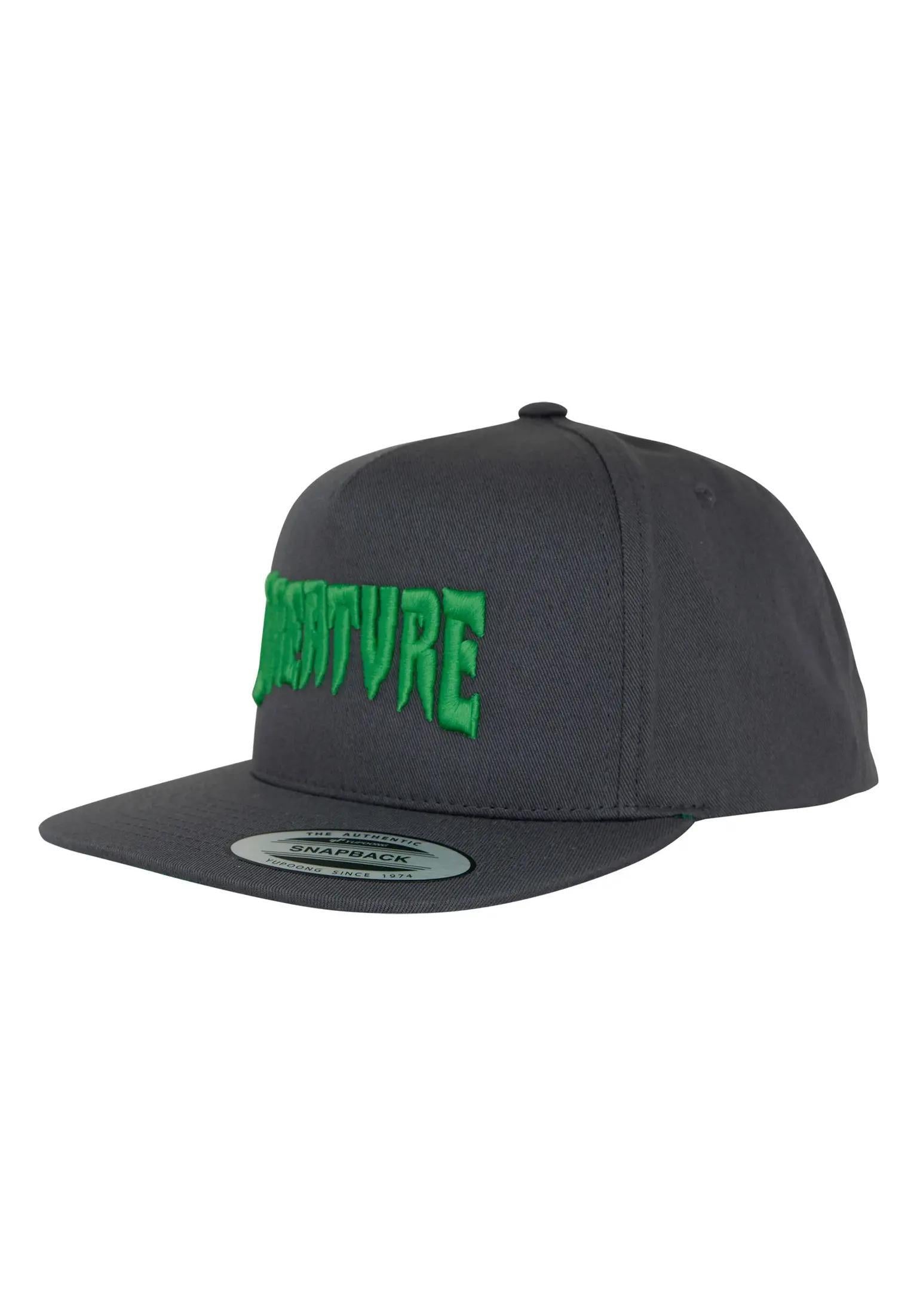Mono Logo 5-Panel Structured Snapback darkgrey Vorderansicht
