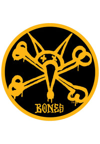 Vato Rat 5 Sticker Round black-orange Vorderansicht