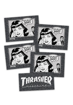Thrasher Boyfriend Grip Strips 5-Bag black Vorderansicht