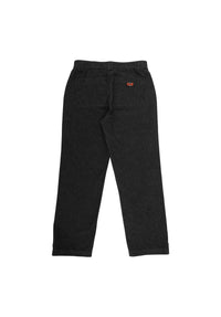 Built To Grind Double Knee washedblack-denim Rueckenansicht