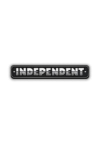 Chrome Bar Vinyl Sticker clear Vorderansicht