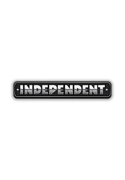 Chrome Bar Vinyl Sticker clear Vorderansicht